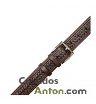 CINTURONES PIEL ART.CA351 MARRON MEDIO