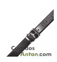 CINTURONES PIEL ART.CA753R REVERSIBLE NEGRO MARRON  