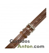 CINTURONES PIEL ART.CA127 MARRON MEDIO