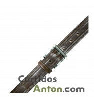 CINTURONES PIEL ART.CA127 MARRON OSCURO