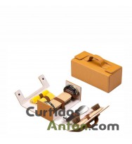 CAJA ESTUCHE KIT VIAJE MARRON PREMIUM