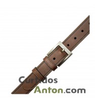 CINTURONES PIEL ART.CA652 MARRON MEDIO